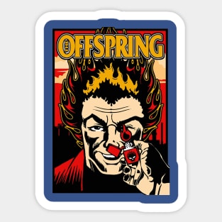 The Offspring Fire Sticker